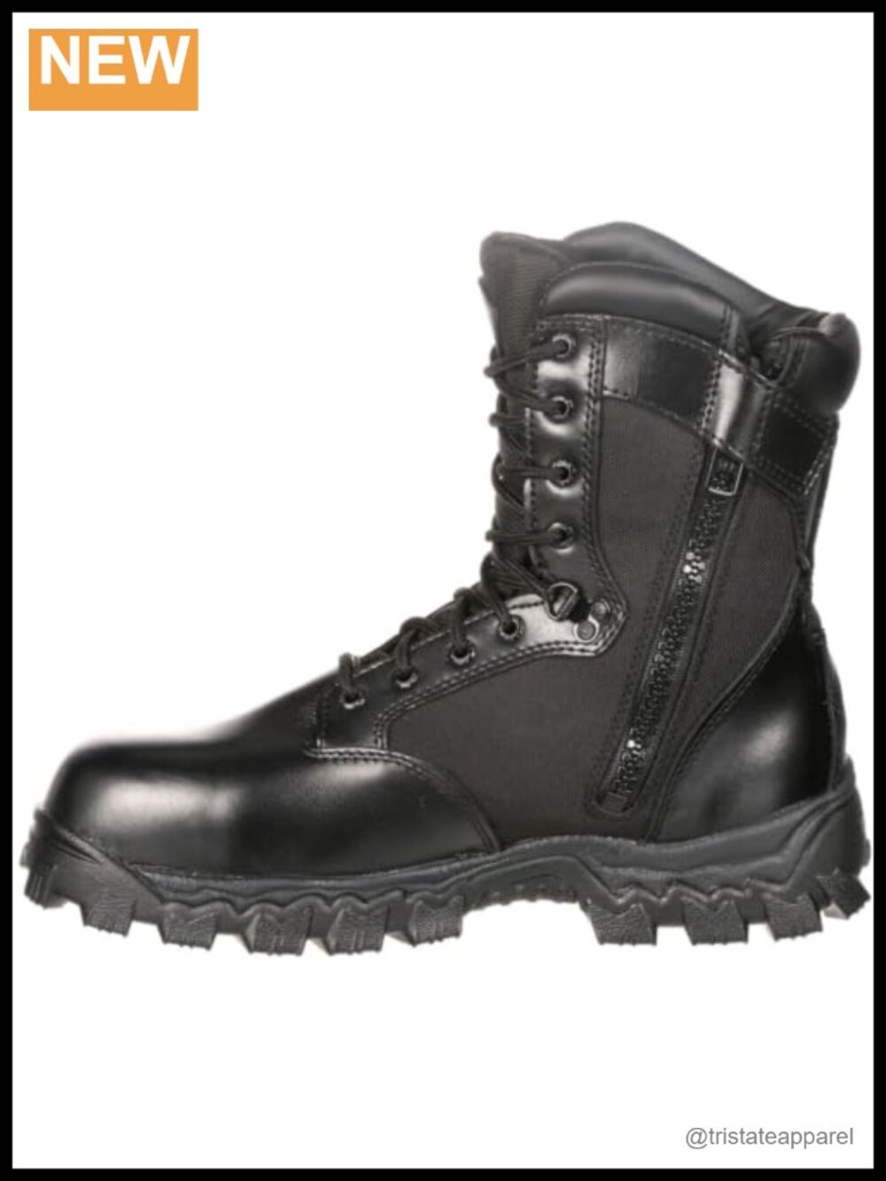 ROCKY AlphaForce Composite Toe 8" Side Zip Public Service Boots
